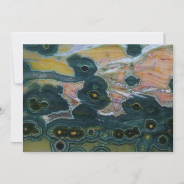 Ocean Jasper-platta Tack Kort (Framsida)
