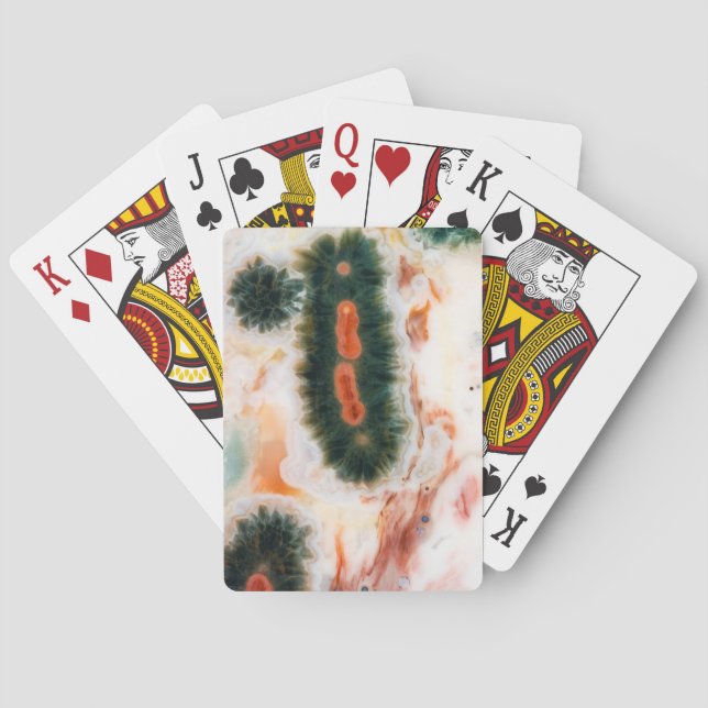 Ocean Jasper-sten hittad på Madagaskar Casinokort (Baksidan)