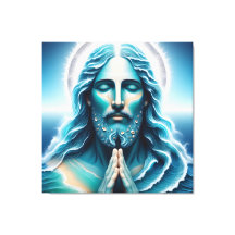 Ocean Jesus Christ Portrait 