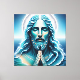 Ocean Jesus Christ Portrait  Canvastryck