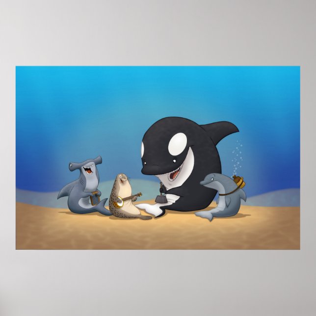 Ocean Jug Band Poster (Framsidan)