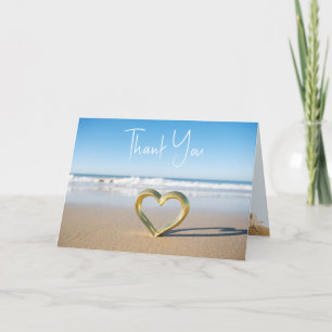 Ocean Kärlek Beach Wedding Tack Kort