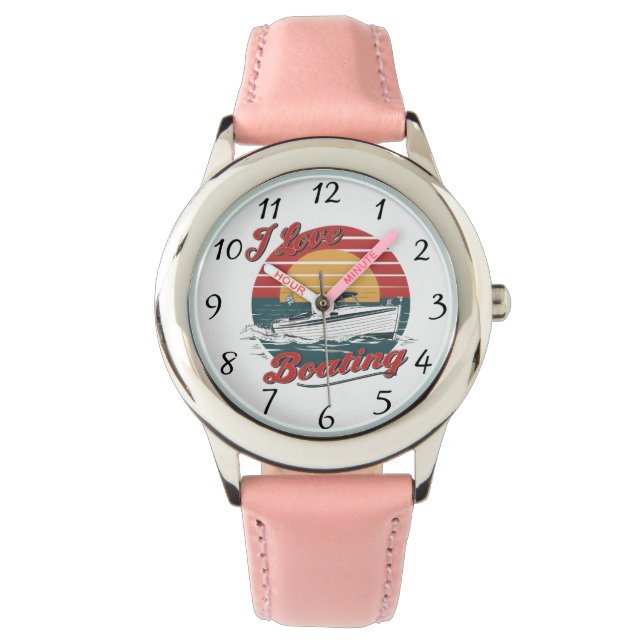 Ocean Kärlek Boating Armbandsur (Framsida)