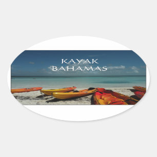 Ocean Kayak Bahamas Sticker Ovalt Klistermärke