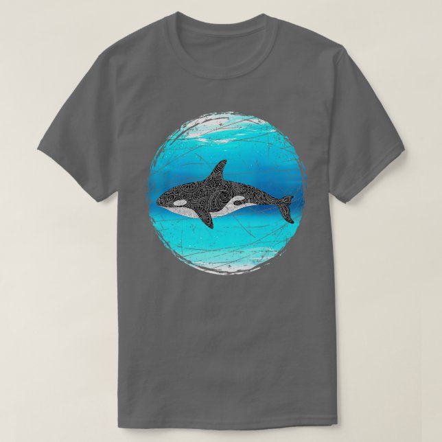 Ocean Killer Whale T Shirt (Design framsida)