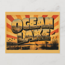 Ocean Lake WY Våtmarker Berg Vilda Djur Konst
