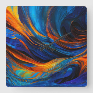 Ocean Lava ’Astralswirl’ Fyrkantig Klocka