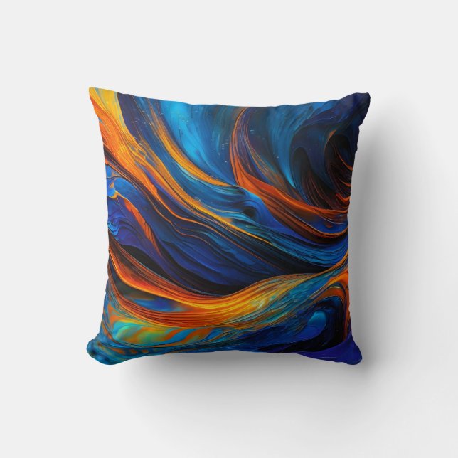 Ocean Lava ’Astralswirl’ Kudde (Framsida)