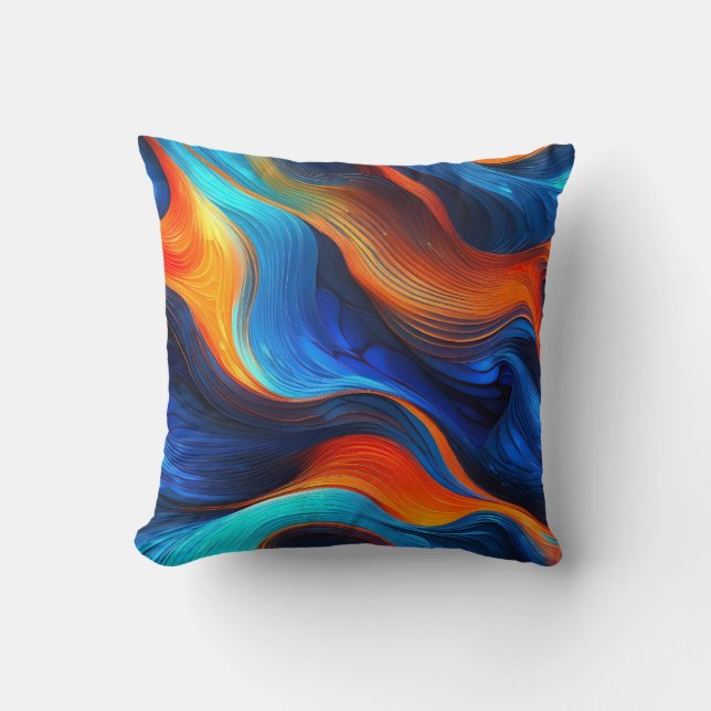 Ocean Lava ’Oceanforge’ Kudde (Framsida)