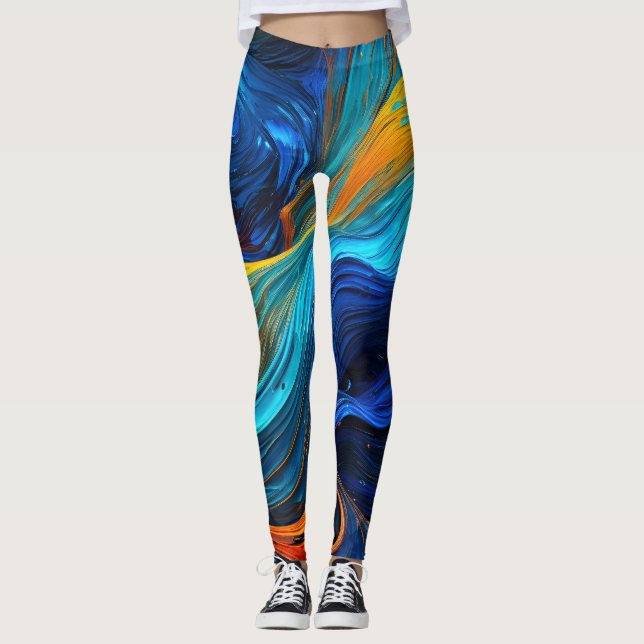 Ocean Lava "Tempestial" Leggings (Framsida)