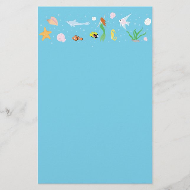 Ocean Life Brevpapper (Framsida)