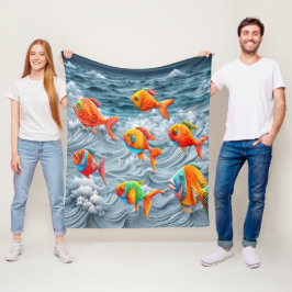 Ocean Life Fleecefilt