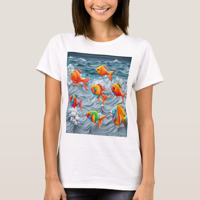 Ocean Life T Shirt (Framsida)