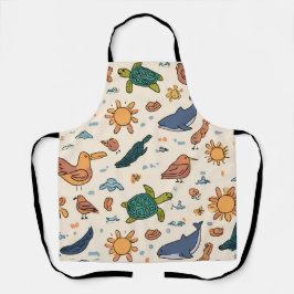 Ocean Light All-Over Print Apron Gift