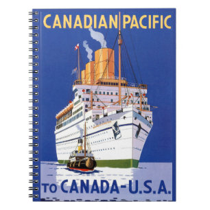 OCEAN LINER EMPRESS OF BRITANNIA NOTEBOOK ANTECKNINGSBOK
