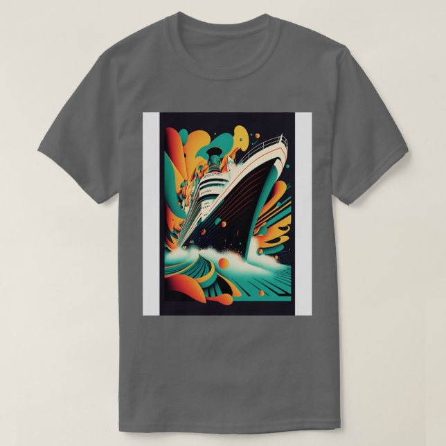 Ocean Liner T Shirt (Design framsida)