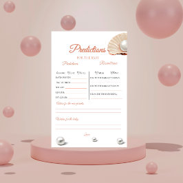 Ocean Little pearl babydusch Predictions Game