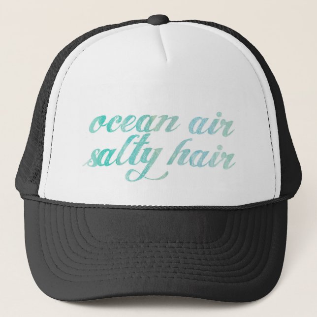 Ocean Luft Salty Hair Hat Truckerkeps (Framsida)