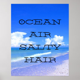 Ocean Luft Salty Hair Poster
