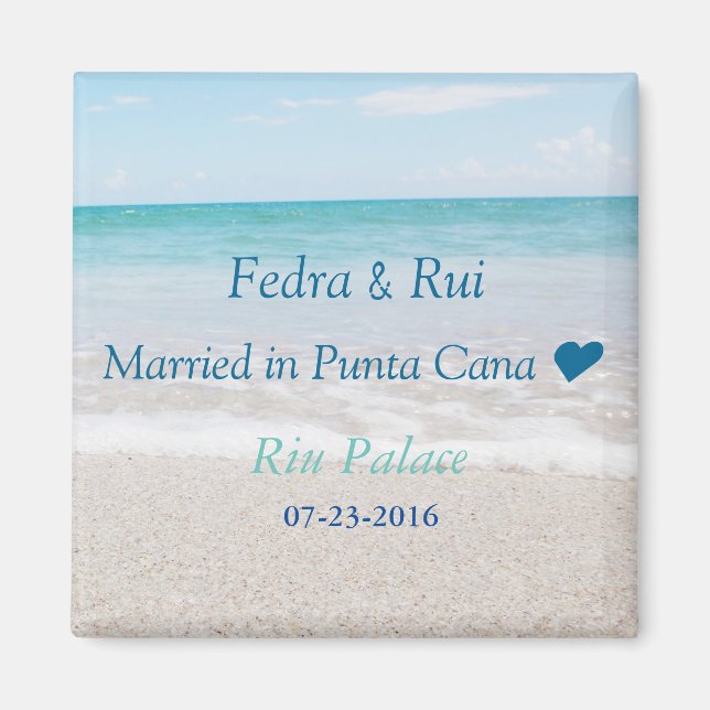 Ocean Magnet för par i kärlek (Framsidan)