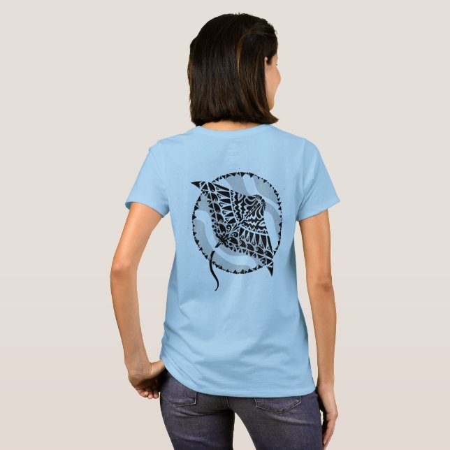 Ocean Manta Ray Tribal T Shirt (Hel baksida)