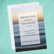Ocean Memorial Firande of Life-inbjudan