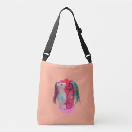 Ocean Mist and Sea Rose the Sea Glimmers Axelväska