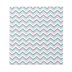 Ocean Mist Chevron Mönster Anteckningsblock