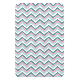 Ocean Mist Chevron Mönster Magnet