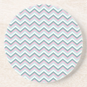 Ocean Mist Chevron Mönster Underlägg Sandsten