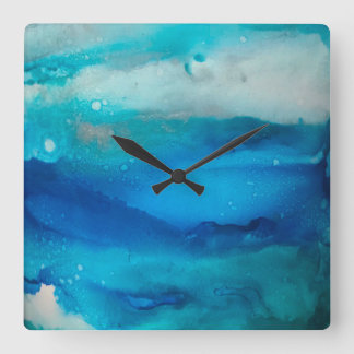 Ocean Moods Clock Fyrkantig Klocka