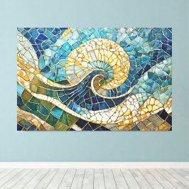 ocean mosaic 004 canvastryck