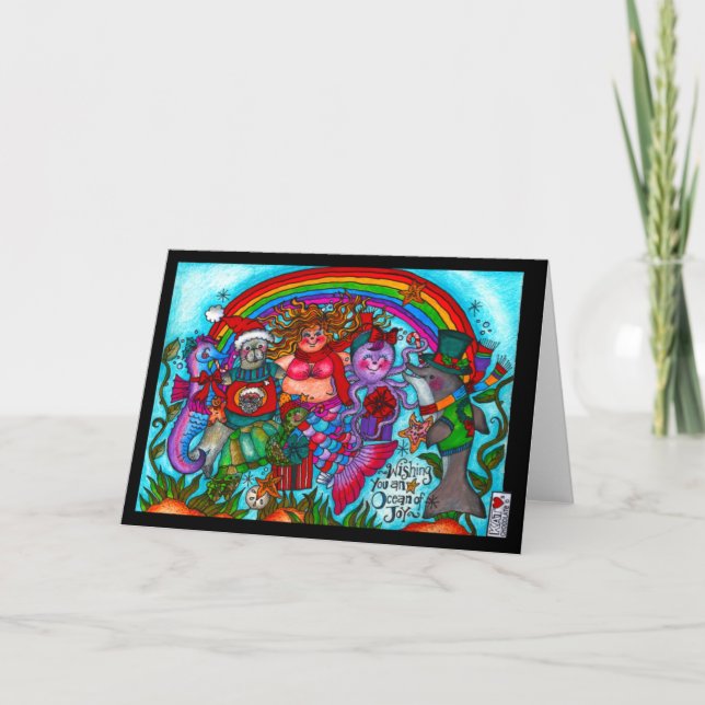 Ocean of Joy Card Kort (Framsida)