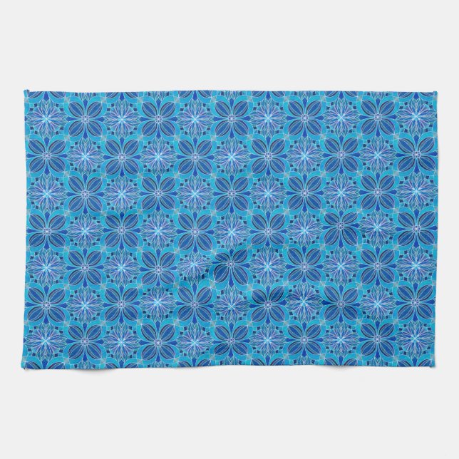  “Ocean Opaline” Kökshandduk (Horisontell)