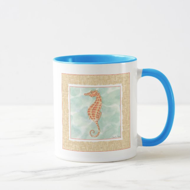 Ocean Orange Seahorse Mugg (Höger)