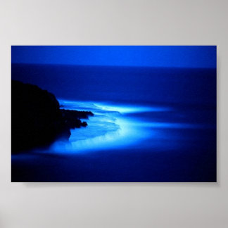 Ocean på natten poster