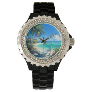 Ocean Paradise - Tropical Beach Oasis Armbandsur