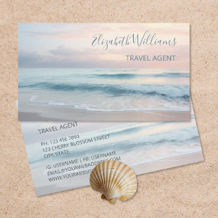 Ocean Pastel Färg Visitkort