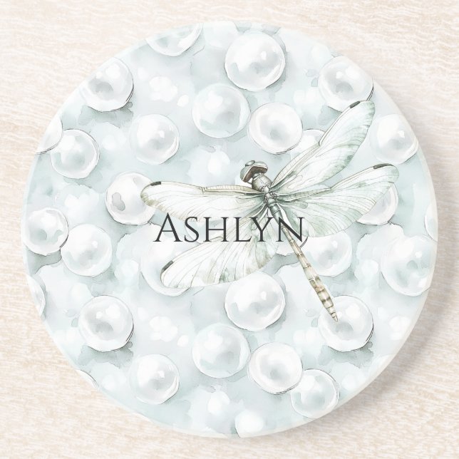 Ocean Pearls Dragonfly Underlägg (Framsidan)