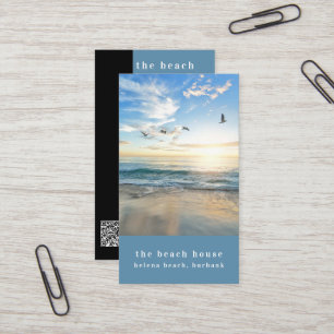 Ocean Photo Beach Guest House Visitkort