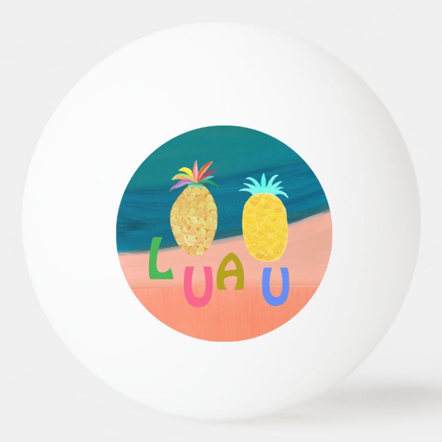 Ocean Pineapple Luau Pingisboll (Framsidan)