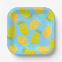 Ocean Pineapples Sky Pattern 