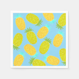 Ocean Pineapples Sky Pattern  Pappersservett