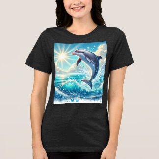 Ocean Play: Dolphin Stänk Tee