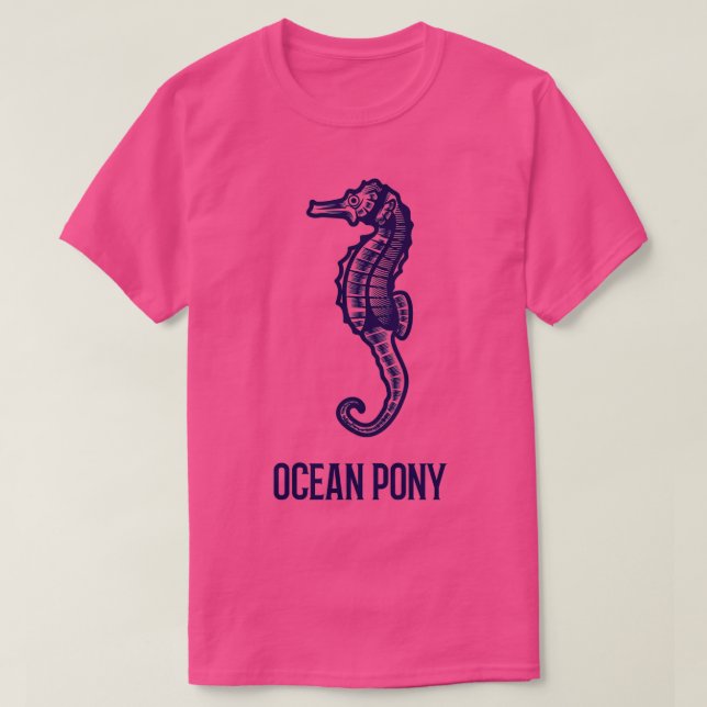 Ocean Pony T Shirt (Design framsida)