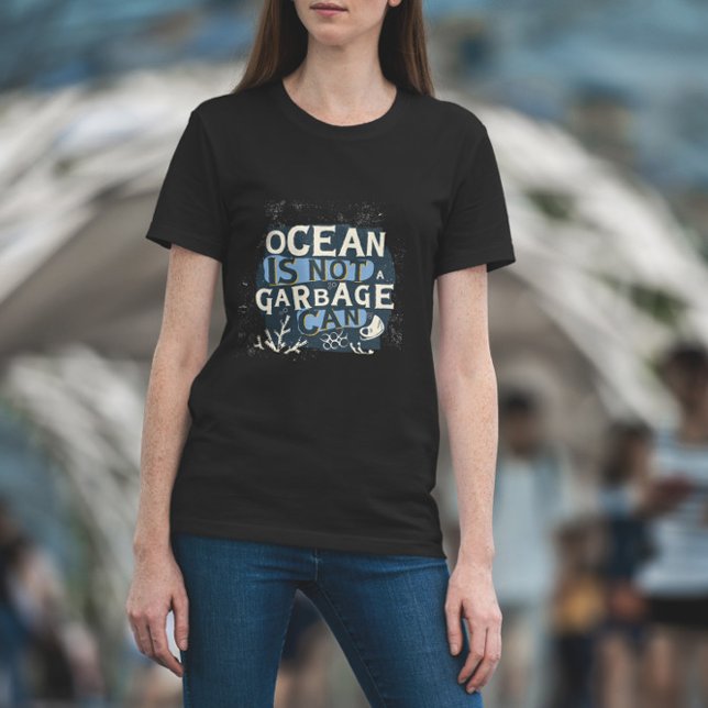 Ocean Preservation Lettering T Shirt (Skapare uppladdad)