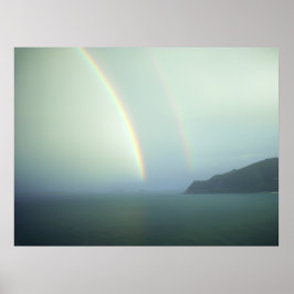 Ocean Rainbow-teckningar Poster och skriver ut