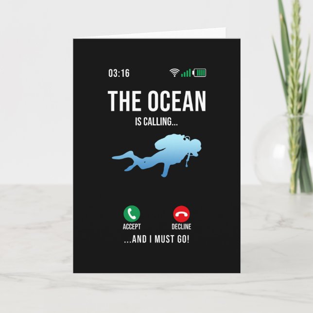 Ocean ringer kort (Framsida)
