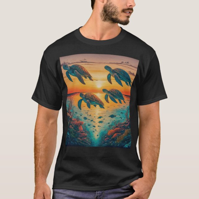 Ocean Sanctuary T Shirt (Framsida)