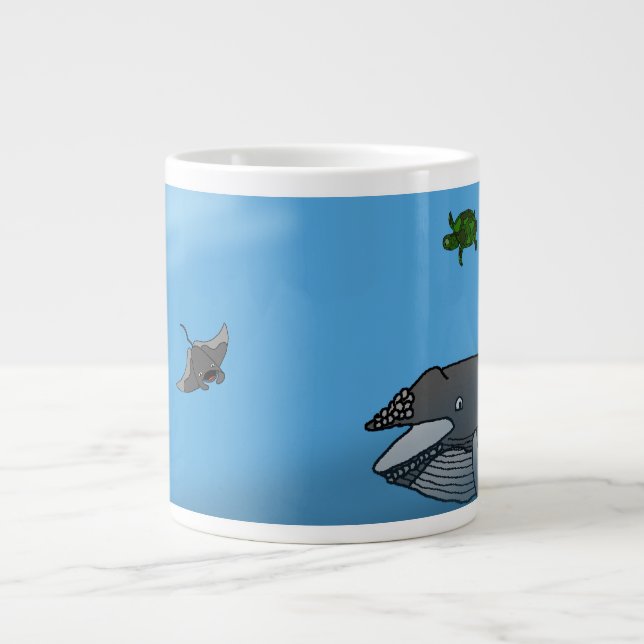 Ocean Scape Mugg Jumbo Mugg (Framsidan)